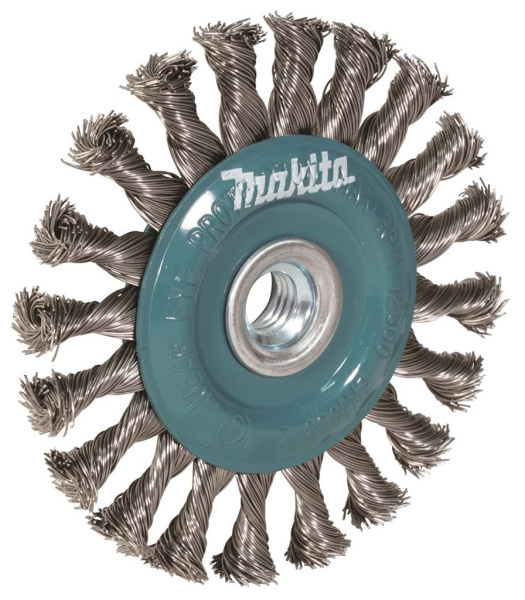 Дисковая щётка 115 мм, 0.5 мм, М14 Makita D-77534