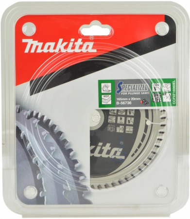 Диск по ламинату 165х2.0х20 мм, 60T, TCG Makita B-56736