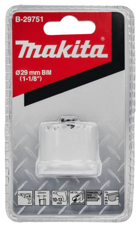 Коронка BiM 29x20 для листового металла Makita B-29751