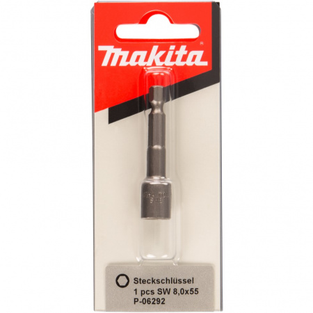 Магнитная торцевая головка, 8х55 мм, 1/4, E-Form (MZ) Makita P-06292