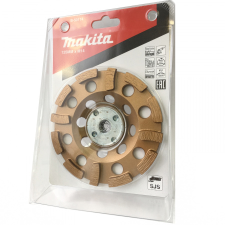 Диск алмазный чашечный 125 мм, М14 грубый Makita B-50114