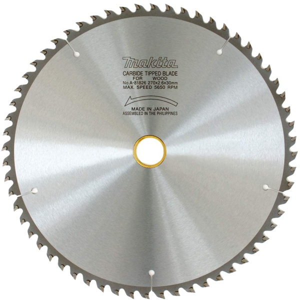 Диск пильный для дерева с гвоздями, HW, 355х3.0х30 мм, 60T, ATB Makita A-81854