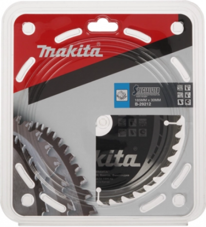 Диск пильный для дерева с гвоздями, 185х30 мм, 40T Makita B-29212