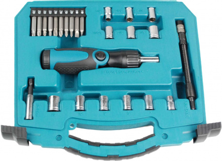 Набор насадок с реверсной отверткой 65 шт. CIRCLE Makita D-42020