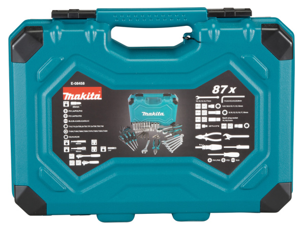 Набор ручного инструмента 87 шт Makita E-08458