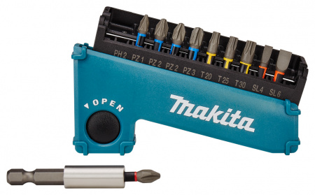 Набор насадок Impact Premier 11 шт, 25 мм, C-form (PH, PZ, T, SL) Makita E-03573