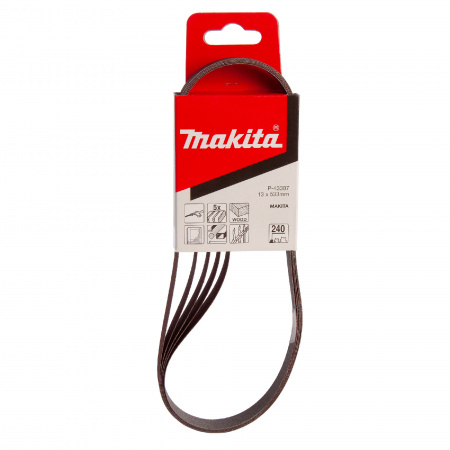 Лента шлифовальная 13х533 мм, P240, 5 шт. Makita P-43387