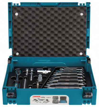Набор ключей, головок, бит 120 шт. Makita E-08713