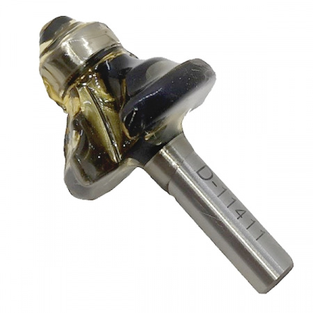 Кромочная калевочная фреза 4.76R, 31.8х14.28, S8, 2T Makita D-11411