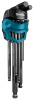Набор шестигранных ключей 9 шт. Makita B-65894