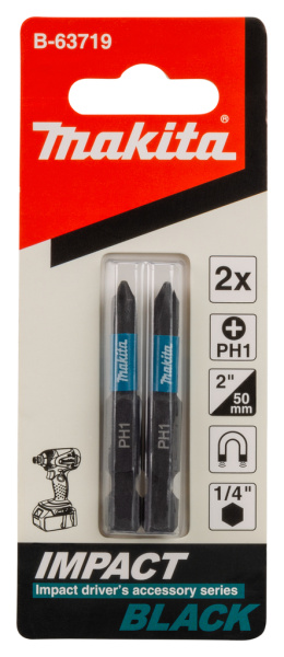 Насадка Impact Black T25, 50 мм, E-form (MZ), 2 шт. Makita B-63797