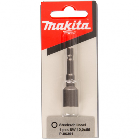 Магнитная торцевая головка, 10х55 мм, 1/4, E-Form (MZ) Makita P-06301