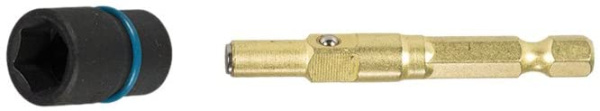 Торцевая разъемная головка Impact Gold 9.6х61 мм (хвостовик + 3 головки) Makita B-40369