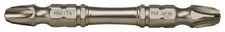 Насадка двусторонняя Silver Torsion, PH3, 65 мм, E-form (MZ), 3 шт Makita B-21870
