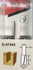 Фреза пазовая 8х19, S6, 2T Makita D-47444