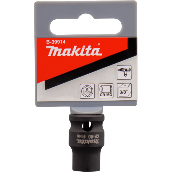 Ударный торцевой ключ 3/8, 9х28 мм для гайковёрта Makita B-39914