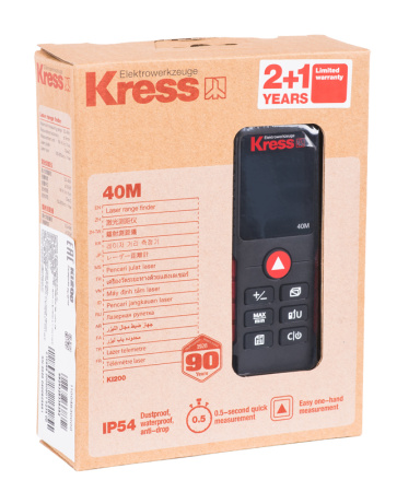 Лазерный дальномер 40 м KRESS KI200