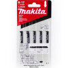 Лобзиковая пилка для дерева 71 мм, HCS, 6TPI, T244D, В-17, 5 шт Makita A-85690
