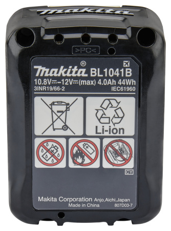 Аккумулятор CXT, Li-Ion, 12 В, 4.0 Ач, BL1041B Makita 197406-2