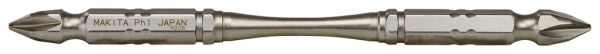 Насадка двусторонняя Silver Torsion, PH1, 110 мм, E-form (MZ), 3 шт Makita B-21858