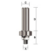 Стержень с гайкой для фрезы 23.8х8, S12 Makita D-12108