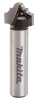 Фреза пазовая фасонная 2.38R, 12.7х9.5, S8, 2T Makita D-11069