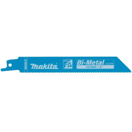 Сабельная пилка для металла BiM, 150x0,9x14TPI, 2 шт. Makita D-80298