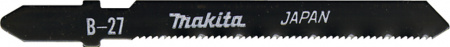 Пилка лобзиковая для нержавеющей стали, HSS, 52 мм, 24TPI, B-27, 5 шт Makita A-85787