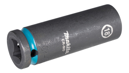 Ударная торцовая головка Impact Black 1/2, 18x81,5 мм Makita E-16483