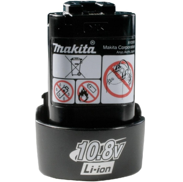 Аккумулятор Li-Ion, 10.8 В, 1.3 Ач, BL1013 Makita 196066-7